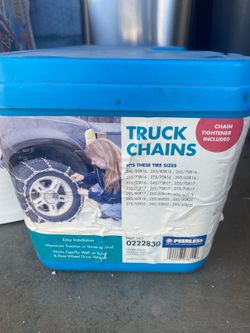 Truck snow chains