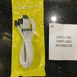 CORSAIR 12-Pin to Dual 8-Pin GPU Connector Graphics Card Power Extension 2’Cable