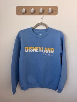 Disney Parks Disneyland Paris Blue Crewneck Sweatshirt Size L
