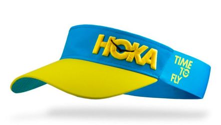 HOKA Blue and Yellow Visor Size M