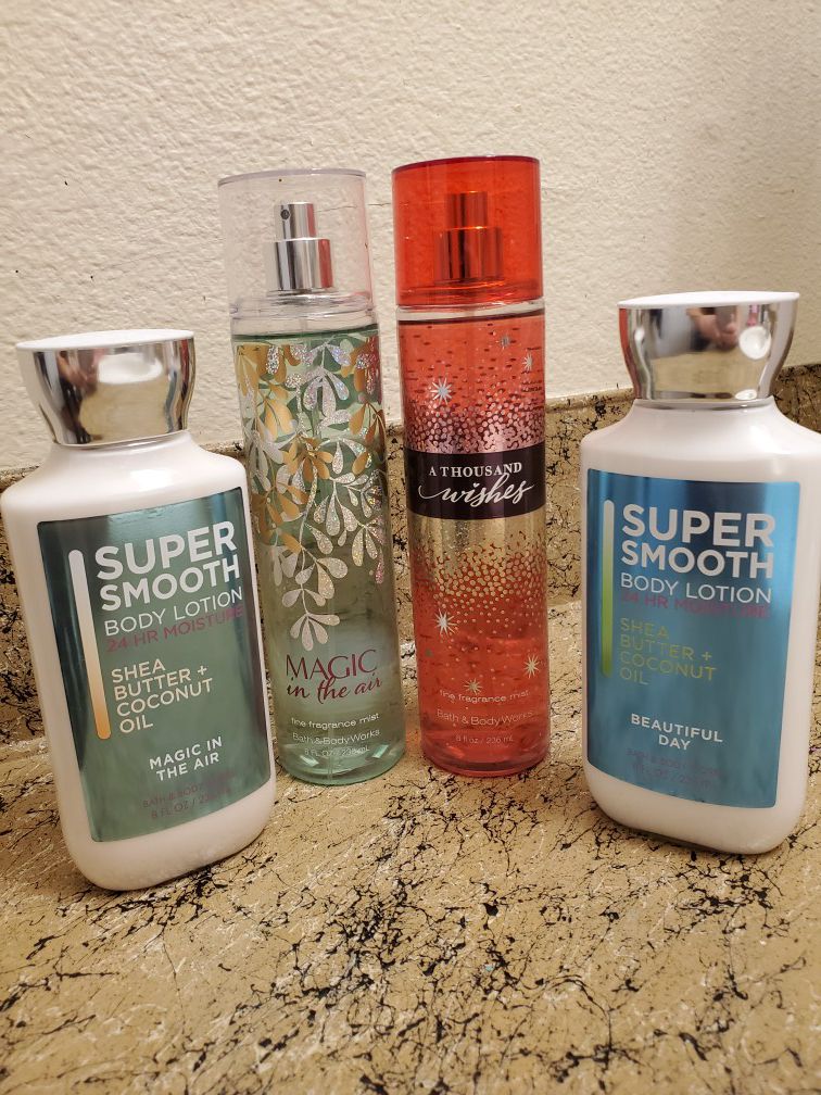 Brand new Bath and body works