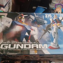 Various Gundam model kits for sale
