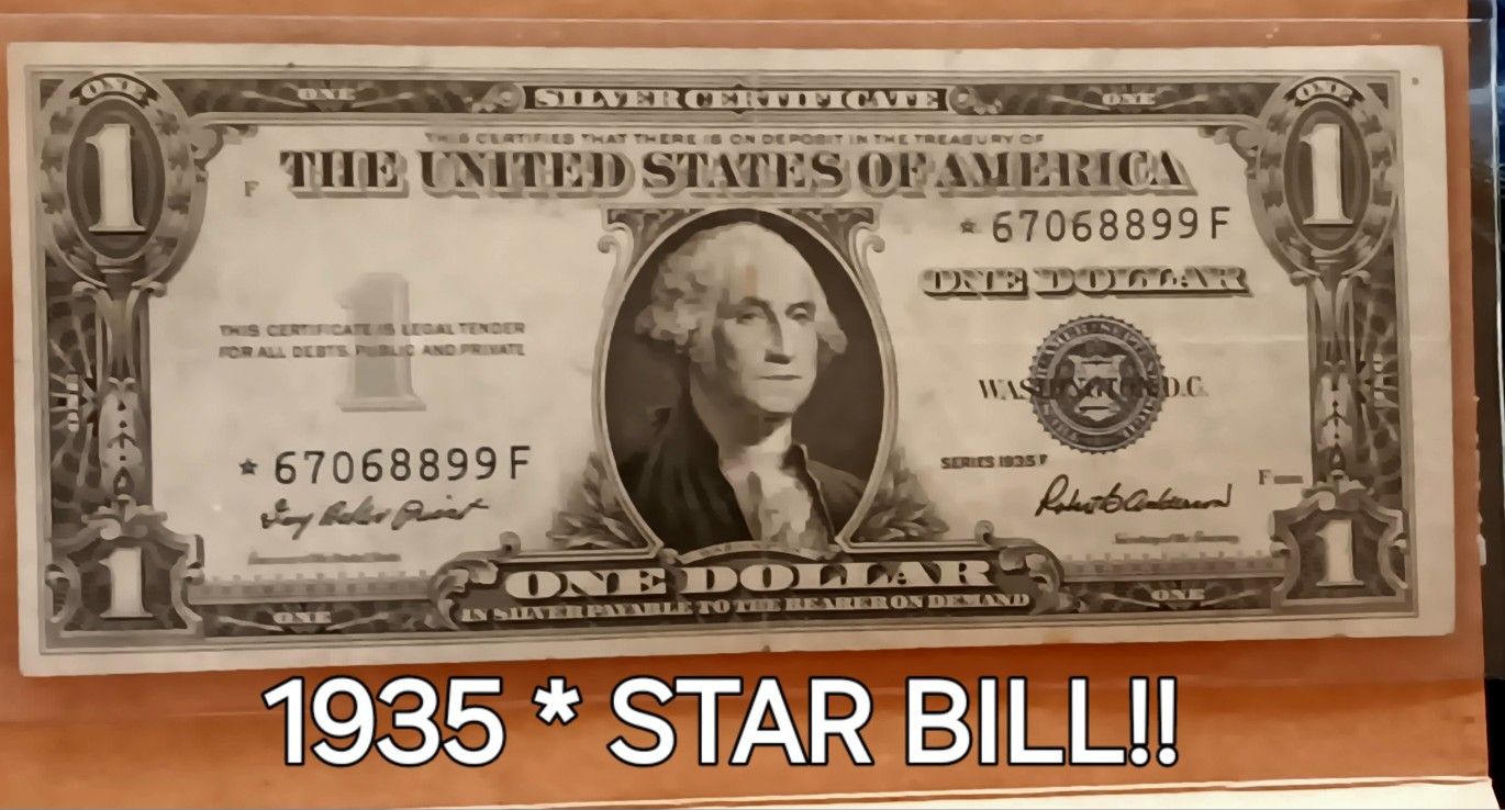 1935 SILVER CERTIFICATE* STAR BILL, VERY COLLECTABLE