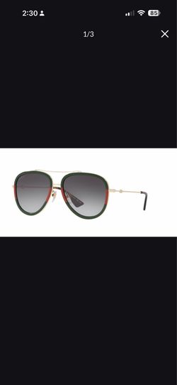 GUCCI TRI COLOR OVERSIZED SUNGLASSES