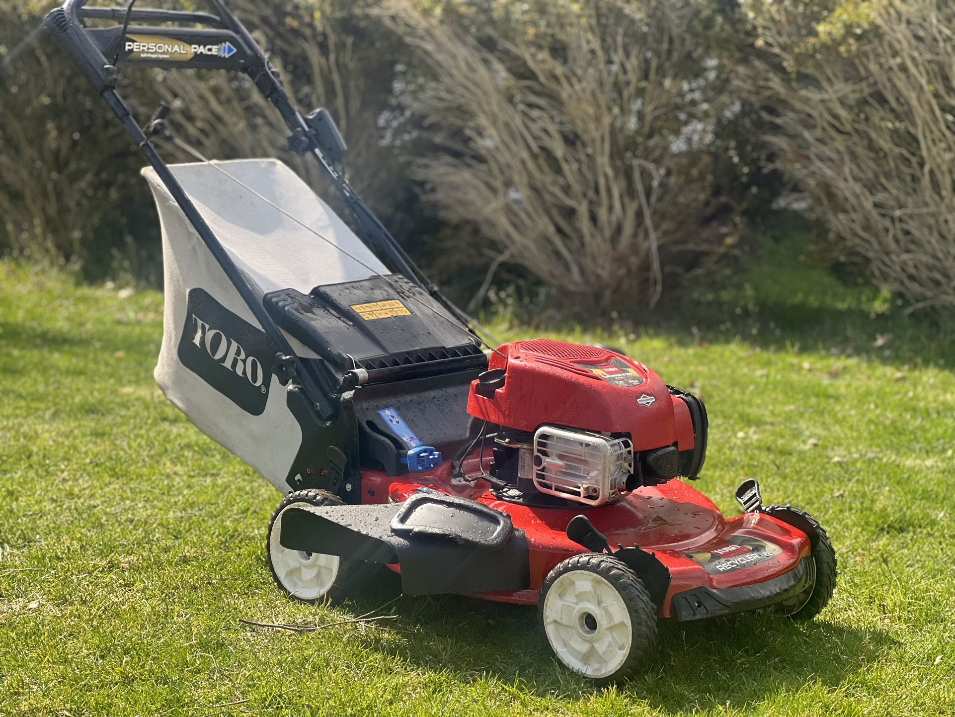 PRO Toro 22” 3n1 SELF PROPELLED Lawn Mower with Push Button Electric Start & MORE 