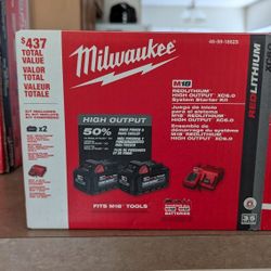 Milwaukee M18 2 6.0 HO Batt And Charger