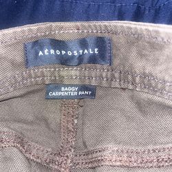Aeropostale baggy carpenterdenim pants large