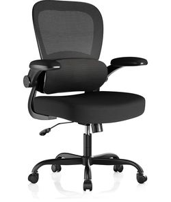 100% Brand New in box Black Office Chair, Ergonomic Mesh Office Chair with Adjustable Lumbar Support