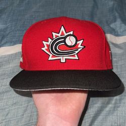Team Canada World Baseball Classic Fitted New Era Baseball Hat 7 1/4