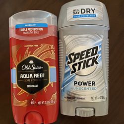 Old Spice Deodorant  And Speed Stick 
