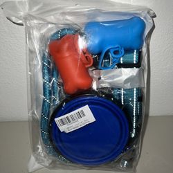 Dog Collars And Bowl Set