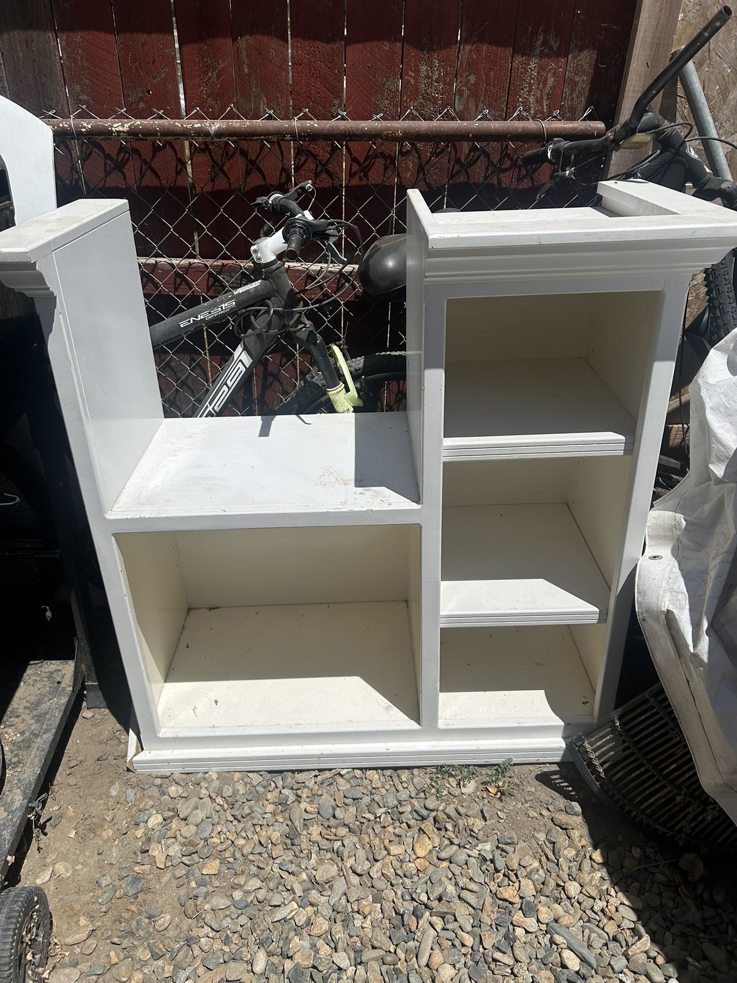 multi-tiered storage unit/shelving unit.