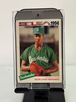 1994 Cuban League Livan Hernandez #18 Rookie Occidentales. Mint+ RC /5000