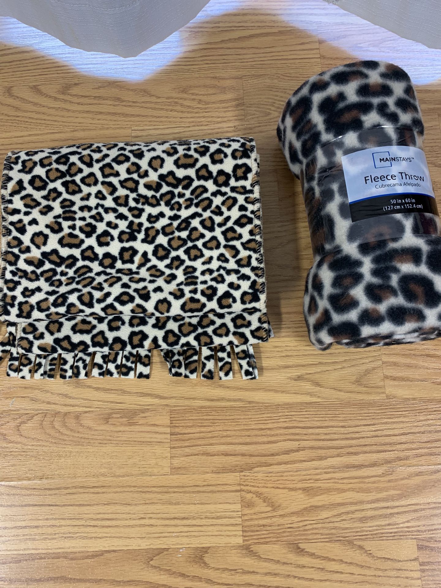 Leopard Scarf, Leopard Throw, And Leopard Pillow