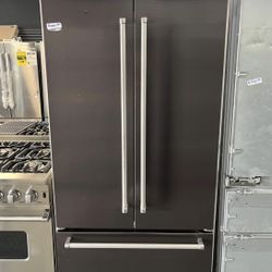 Kitchen Aid Black Stainless French Door 36” Refrigerator Built In
