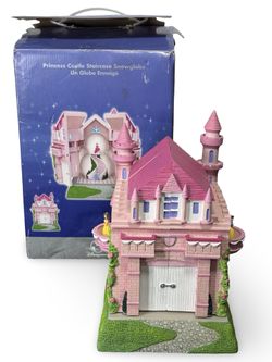 Disney “Once Upon A Time” Princess Castle Staircase Snow Globe 