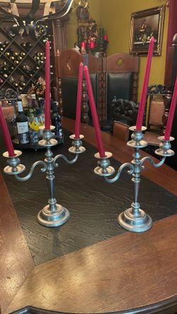 (2) Candelabras  $55.00 CASH, TEXT FOR PRICES.