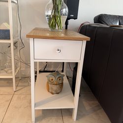 Narrow End Table for Living Room or Entryway By Lavish Home