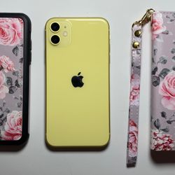 Gently Used iPhone 11, Locked Carrier, 64 GB, 100% Battery Life