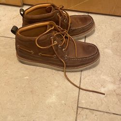 Used Sperry Gold Cup Mid top Men 8.5 Boot