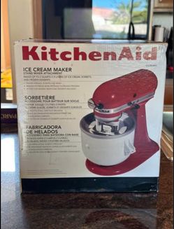 Brand New - KitchenAid brand Ice Cream Maker Attachment  - open to trade for other attachments
