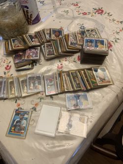 Baseball Cards Lot Good Card Ken Griffin Error No Picture In One Side 