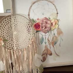 Dream Catcher Girl Boho Frame
