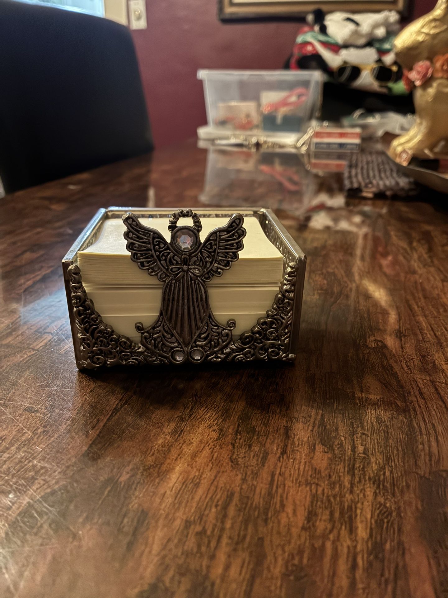 Angel Sticky Note Pad Holder