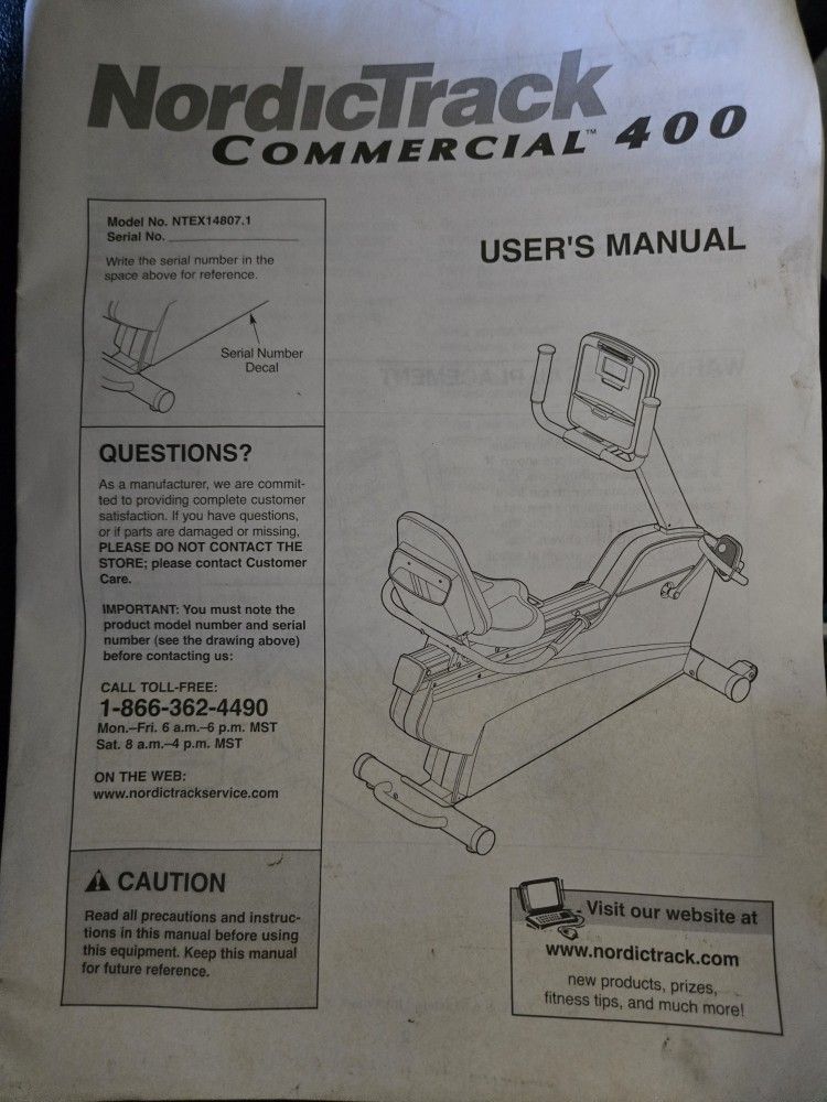 Recumbant Exercise Bike