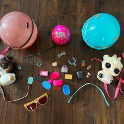 LOL bundle toy lot pets piggie bank accessories surprise animals puzzle sunglasses toys