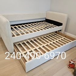Brand New In box Delivery Service Available Twin Size Trundle Bed Frame Only Special