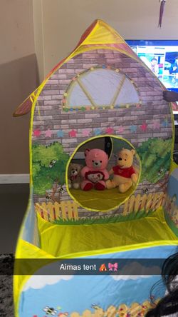 Kids indoor play tent used once