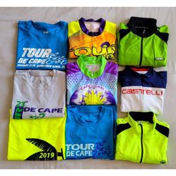Cycling Biking Jersey Canari, Castelli, Tour De Cape, 9pc Set Men's Size Large