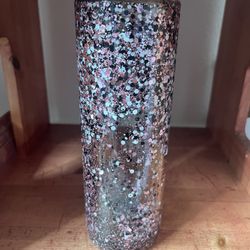 Pink Party Glass Snowglobe Cup