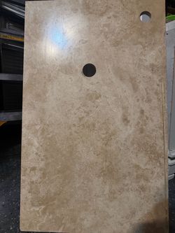Free Travertine countertop