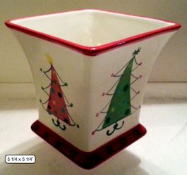 Christmas Tree Planter Vase