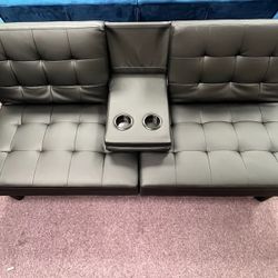 Leather Futon 