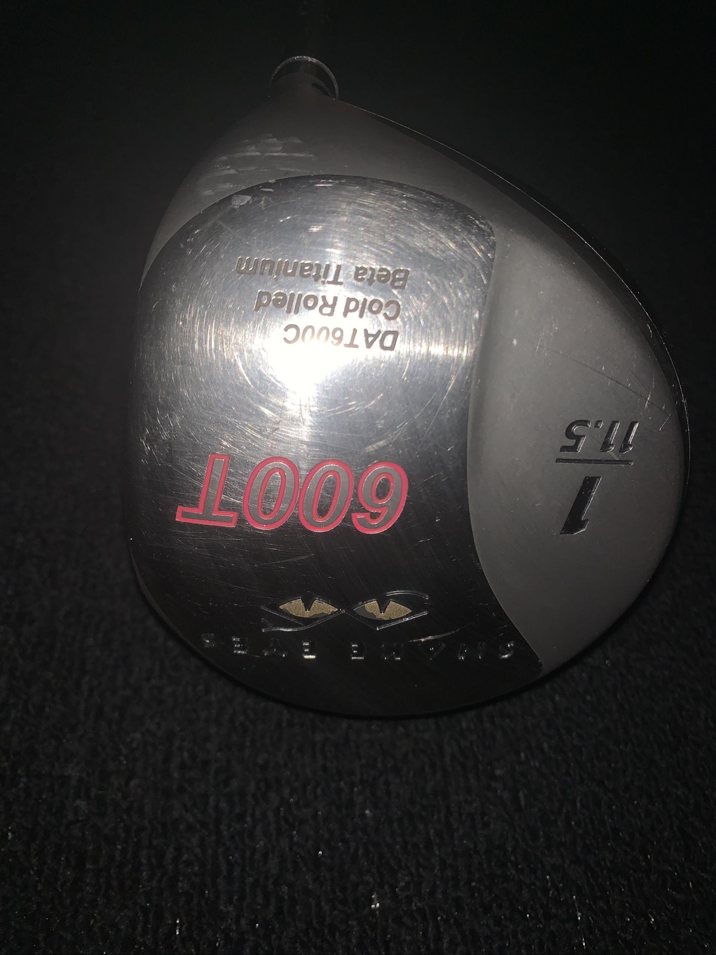 Snake Eyes 600T #1 10.0 DAT600C Cold Rolled Beta Titanium sabor S65