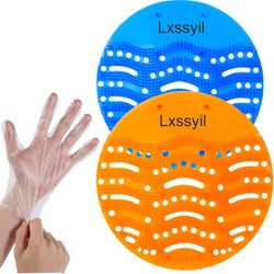 Urinal Deodorizer Screens 50 Pack Anti-Splash Urinal Screen Urinal Deodorizer Odor Freshener for Public Restrooms Restaurants Cafes Bars Schools Fits 