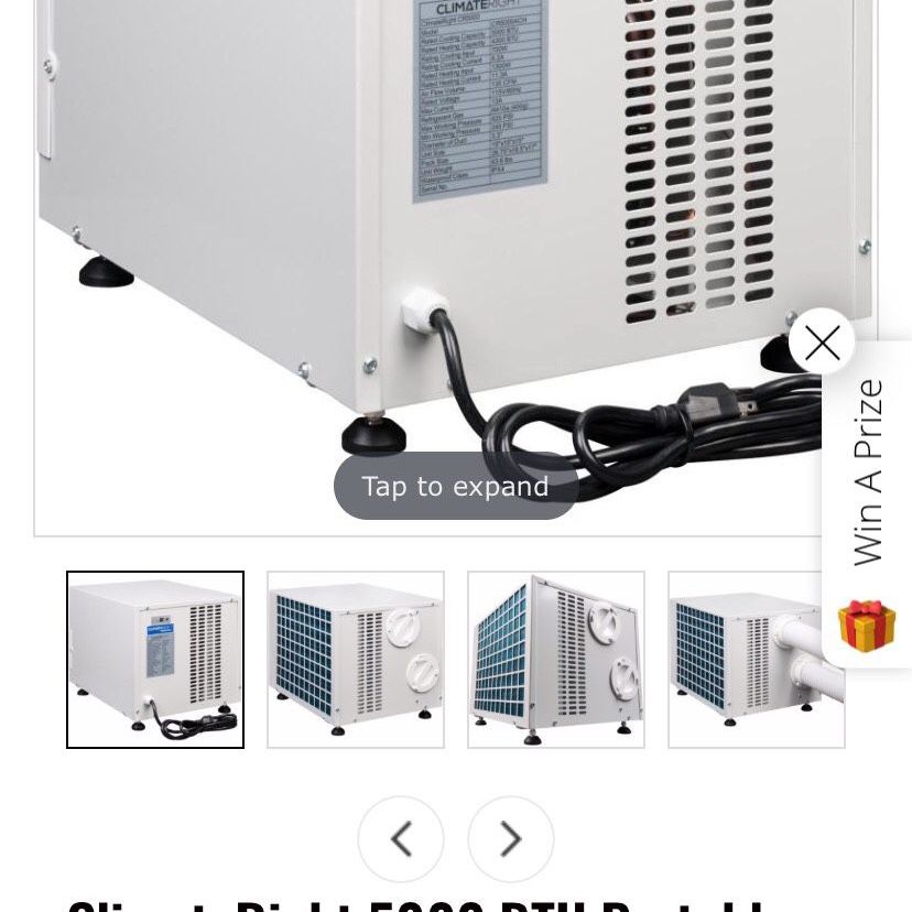Climateright 5000 BTU Portable Air Conditioner and Heat Pump for Sale in  Marysville, WA - OfferUp