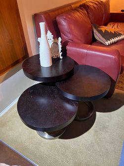 Trio of Circular Nesting Tables