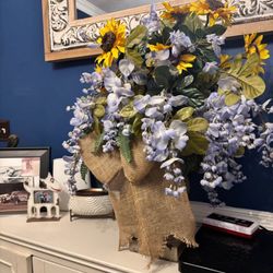 Faux Flower Arrangement 