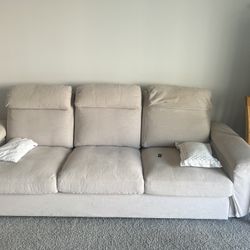 Comfortable IKEA Fabric Sofa – Great Condition 