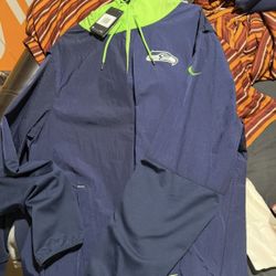 XXL NIKE SEATTLE SEAHAWKS SIDELINE COAT NEW 
