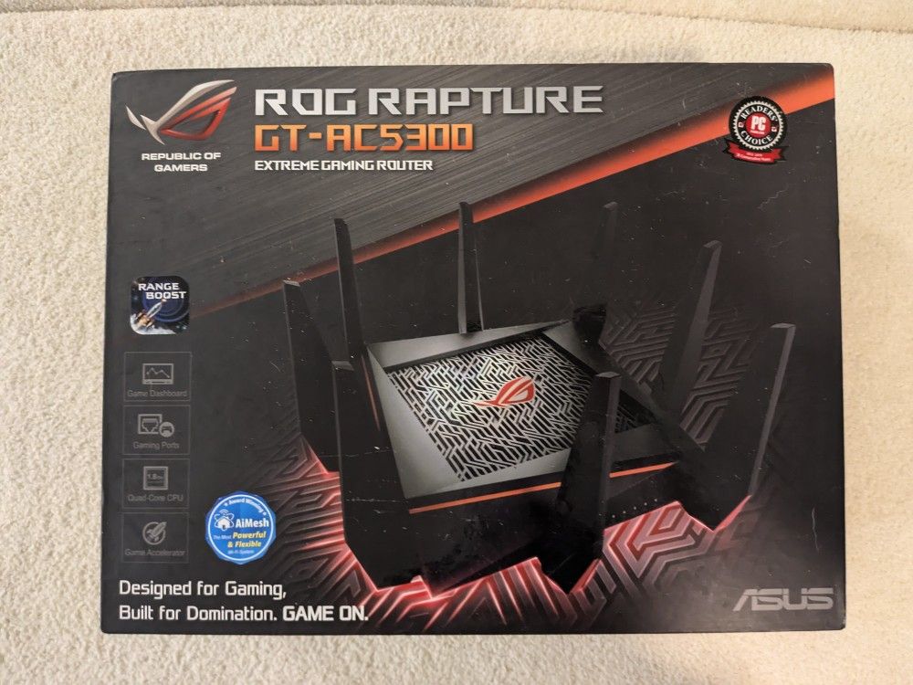 ASUS ROG Rapture WiFi Gaming Router (GT-AC5300) - $150