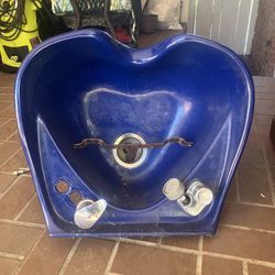 Salon hair washing sink