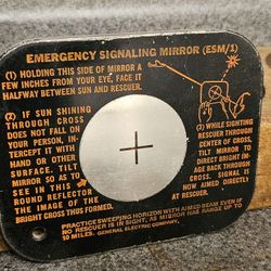 Vintage Midcentury Boy Scout Survivsl Mirror 