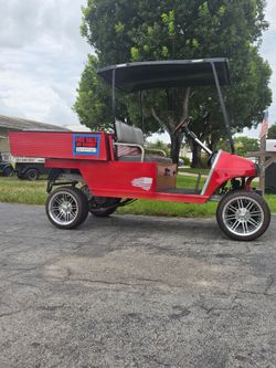 Gas golf cart