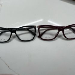 2x GUCCI Non Prescribed Woman’s Glasses 