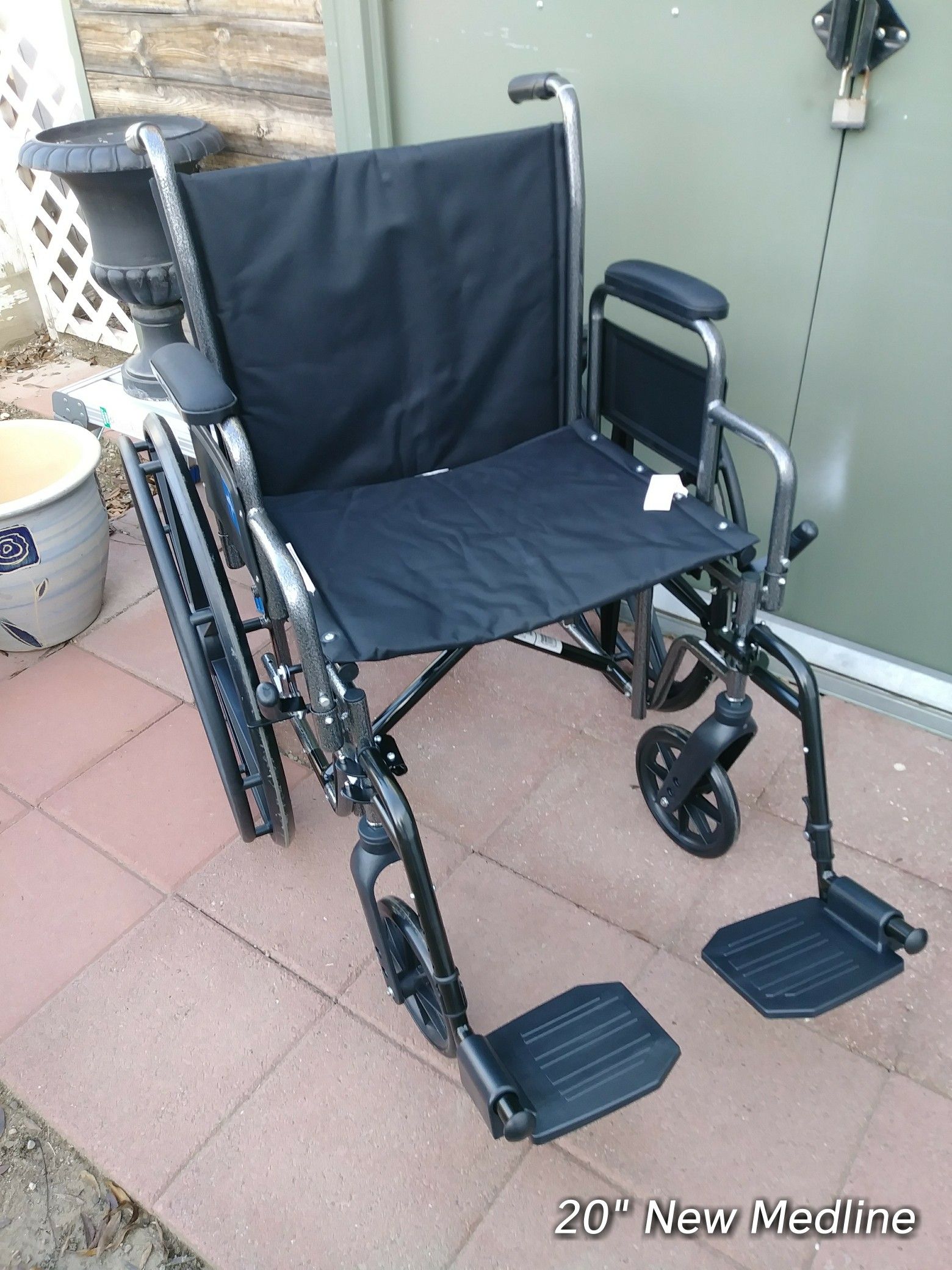 New wheelchair with 20" wide seat